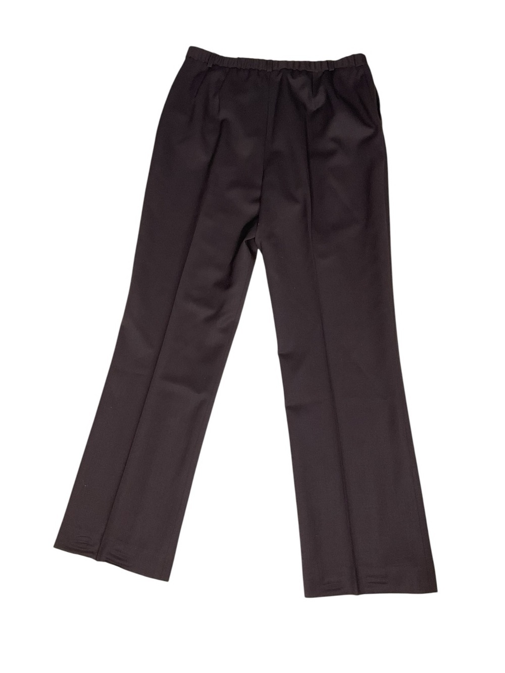 Pendleton Brown Virgin Wool Dress Pants Size 12 Made in USA Career Classic
